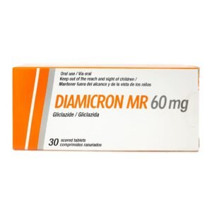 Diamicron 60mg MR 30 tabs