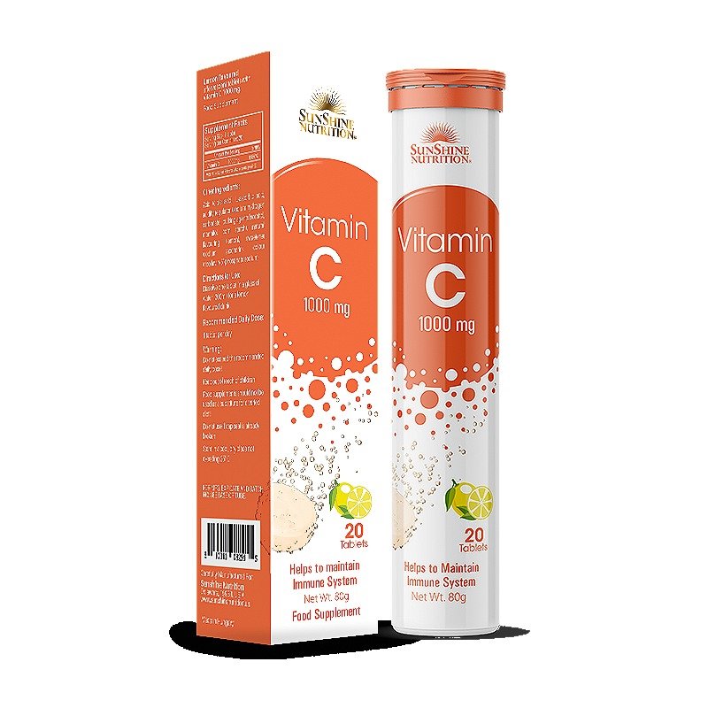 Vitamin C 1000mg Eff 20s