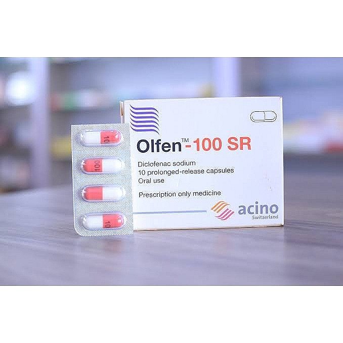 Olfen 100mg SR 10 caps