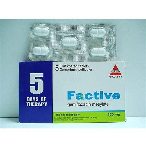 Factive 320mg 5 tabs