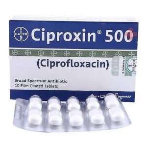 Ciproxin 500mg 10 tabs