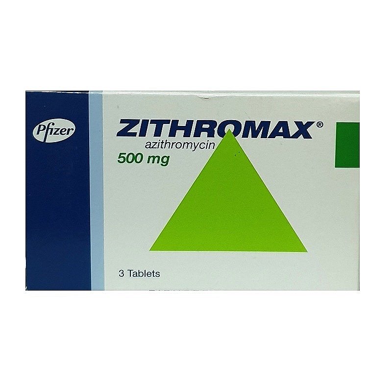 Zithromax 500mg 3 tabs