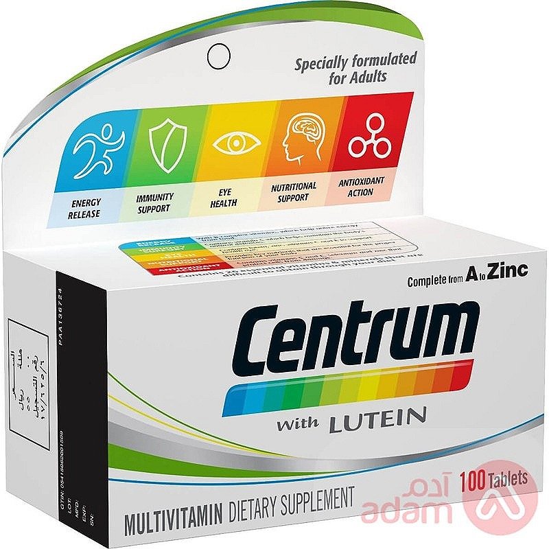 Centrum with Lutein 100 tabs